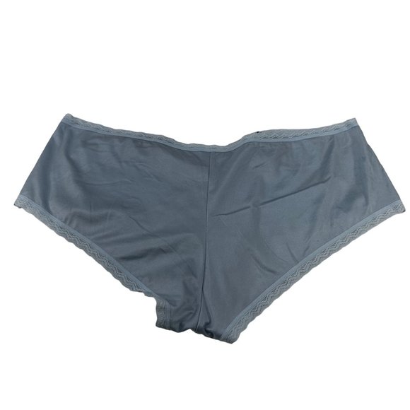 Maidenform Women's Size XL 8 Panty Hipster Cheeky Lace Comfort Devotion Blue New - Picture 2 of 9